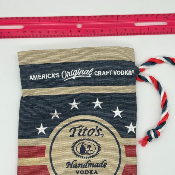 Tito's Handmade Vodka Burlap Bags - Set of Two - Picture 9 of 9